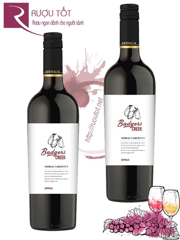 Rượu Vang Badgers Creek Shiraz Cabernet Cao cấp