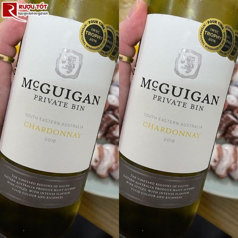 Rượu vang McGuigan Private Bin Chardonnay