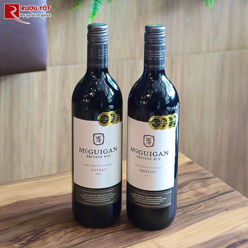 Rượu vang McGuigan Private Bin Shiraz