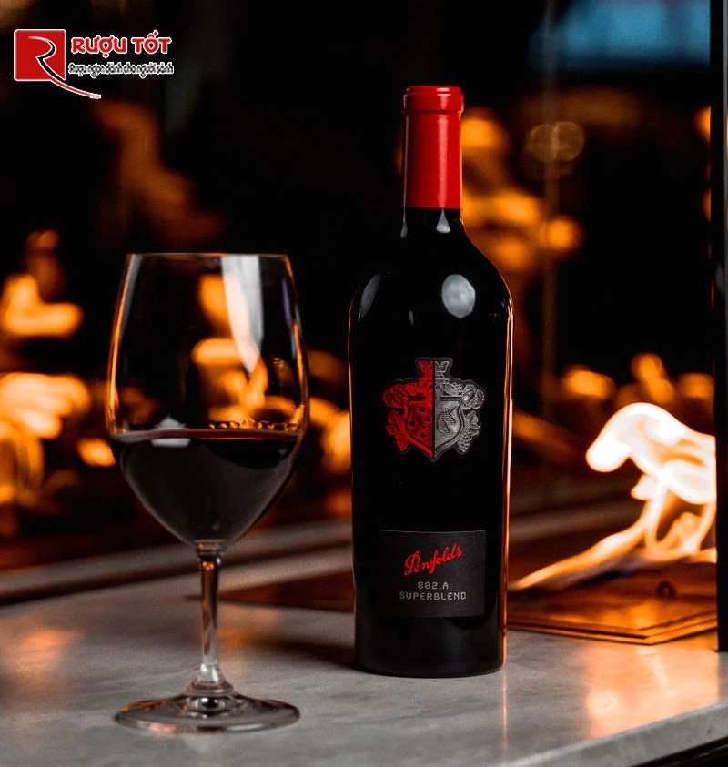 Rượu vang Penfolds 802A Superblend