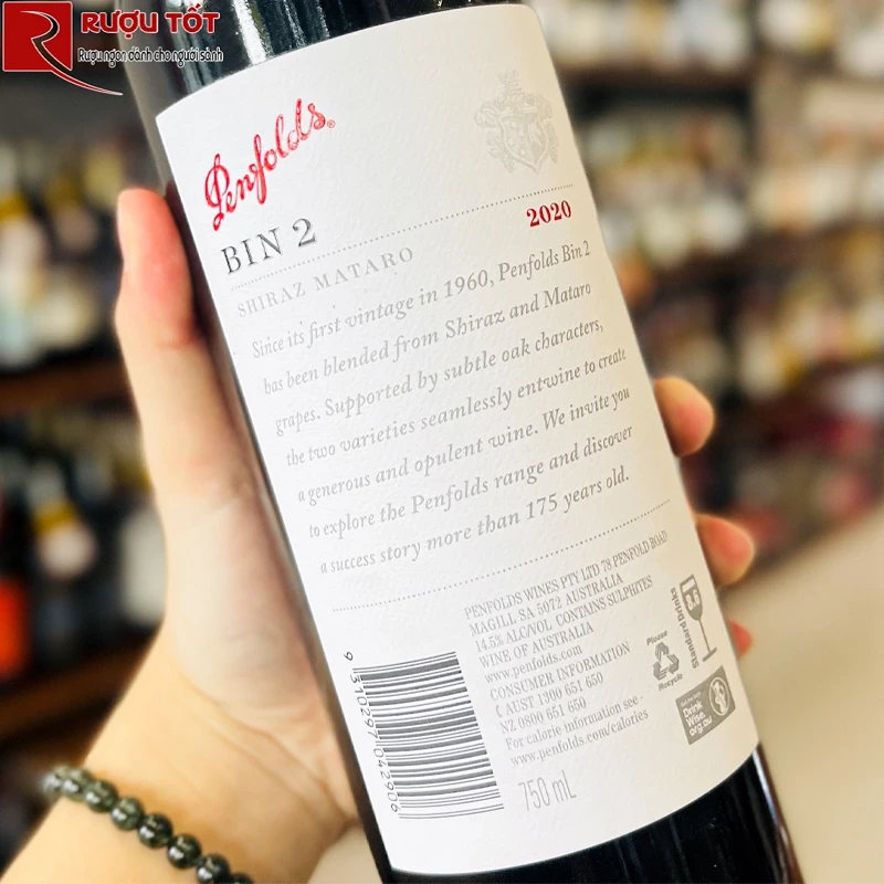 Rượu vang Penfolds Bin 2-1