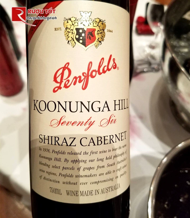 Rượu vang penfolds Koonunga