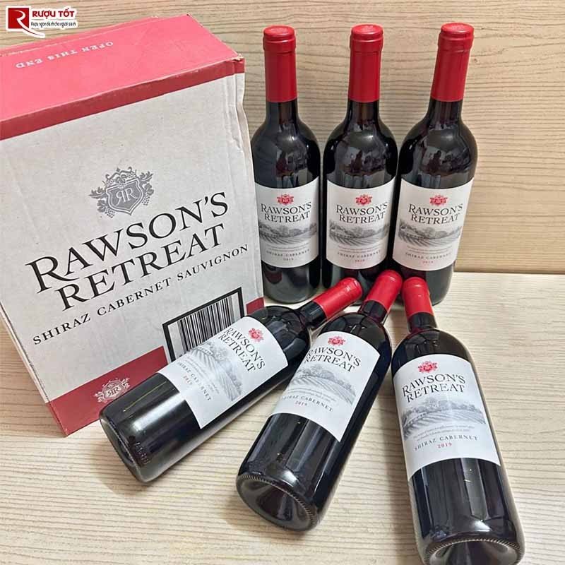 Vang đỏ rawsons retreat penfolds