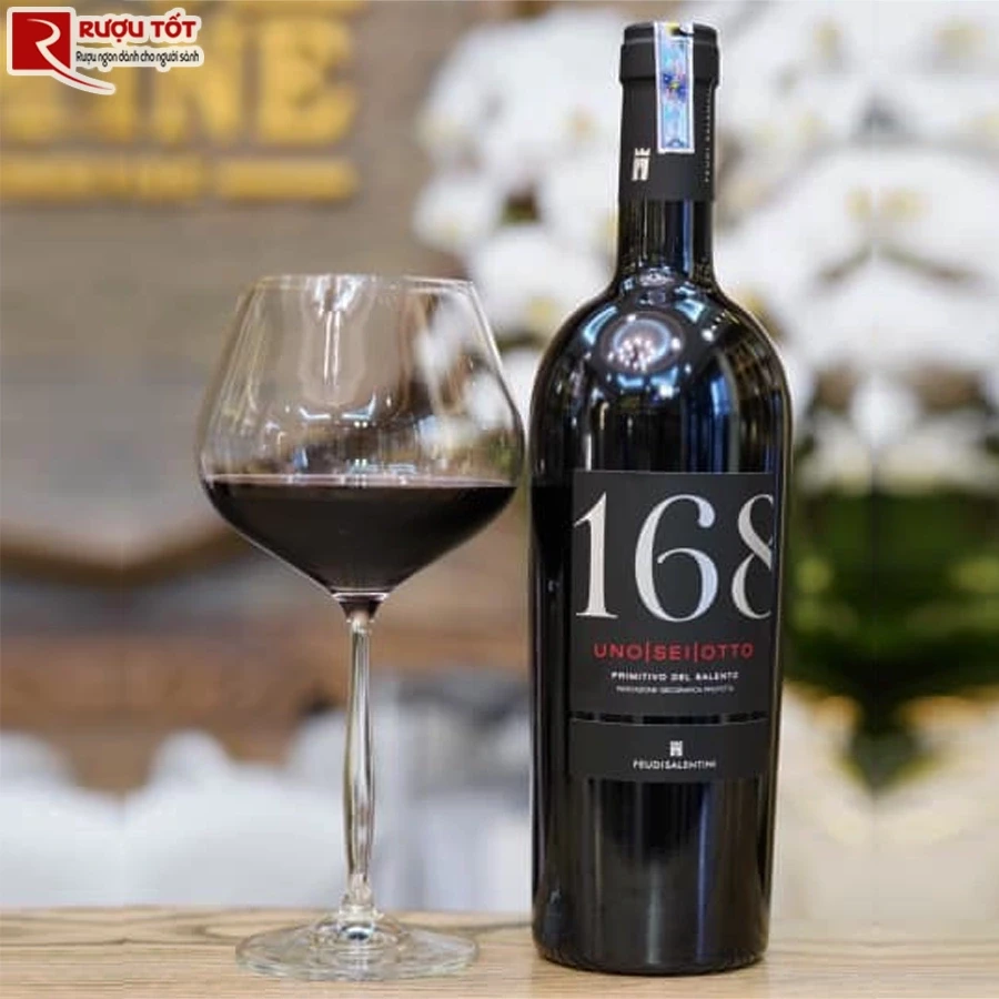 Rượu vang 168 Primitivo Del Salento giá tốt