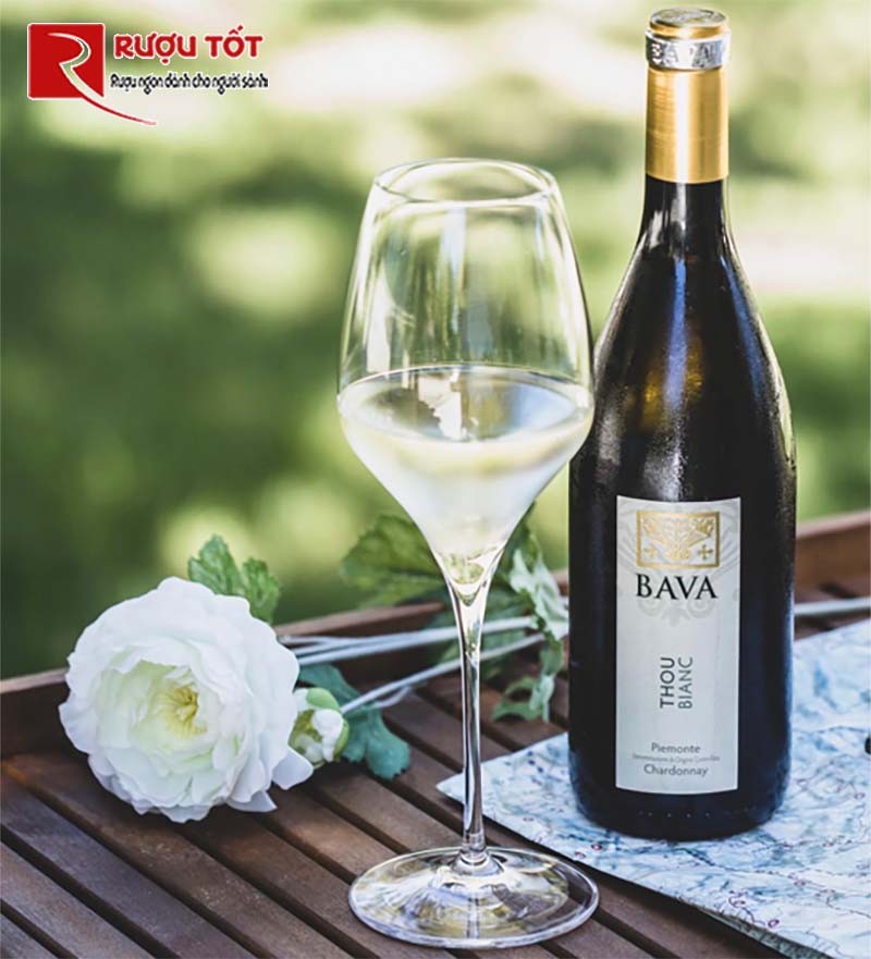 Rượu vang Bava Thou Bianc Chardonnay