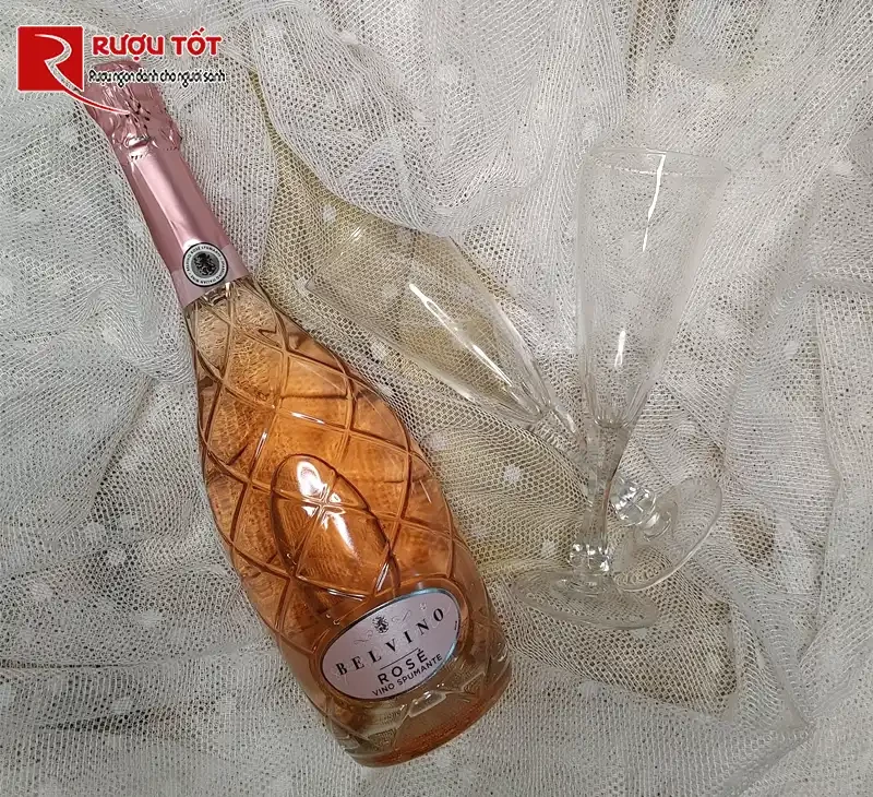 Rượu vang Belvino Vino Spumante Rose