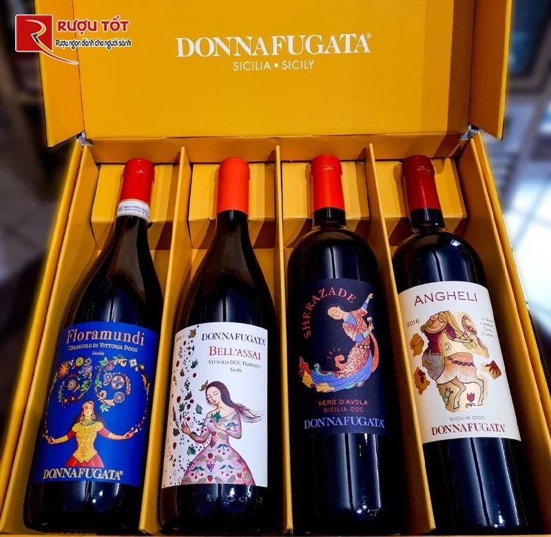 Rượu vang Donnafugata Angheli Sicilia DOC