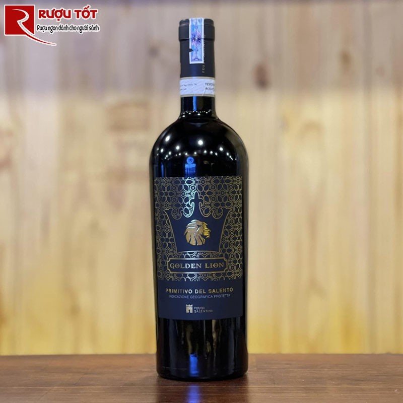 Rượu vang Golden Lion Primitivo Del Salento