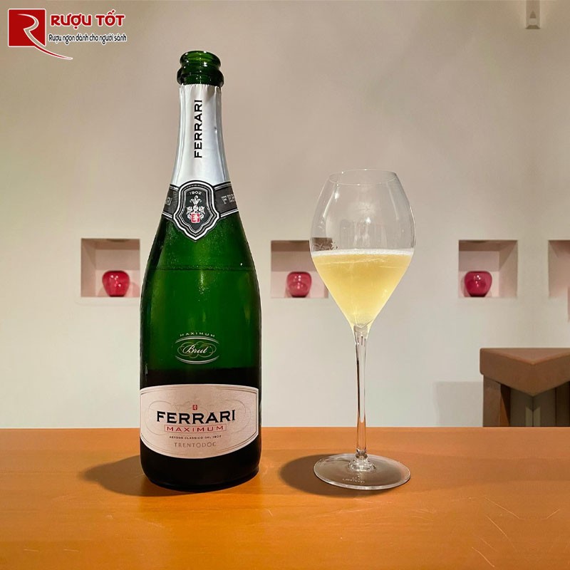 Rượu Vang Nổ Ferrari Maximum Brut