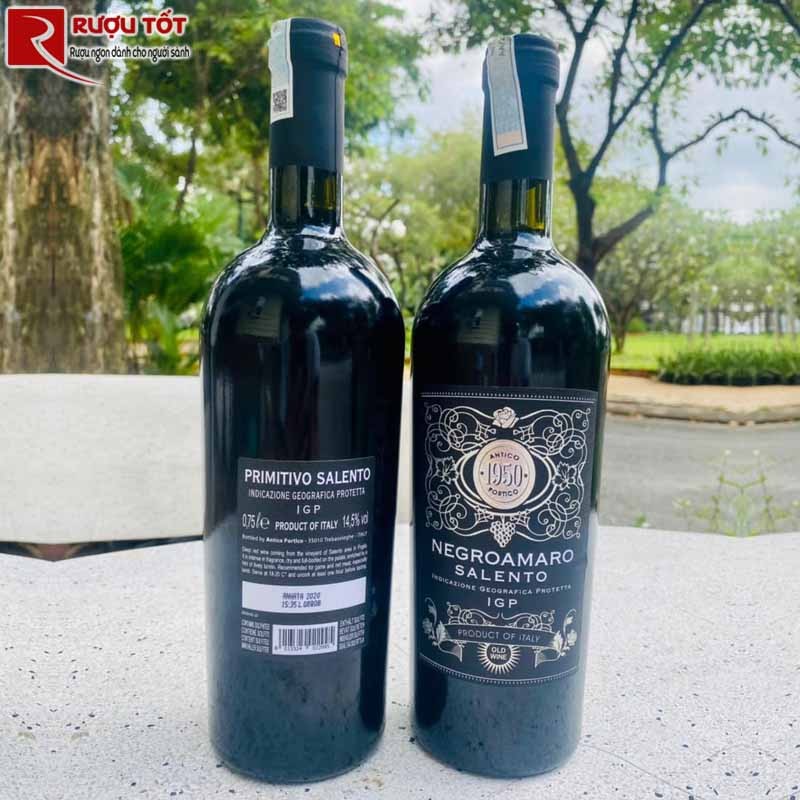 Rượu vang Primitivo Salento 1950 Antico Portico