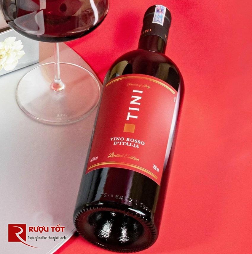 Rượu vang Tini Vino Rosso 14,5 độ