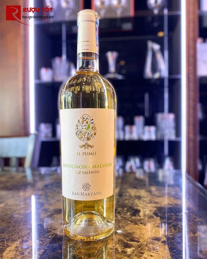 Rượu Vang Trắng IL Pumo Sauvignon Malvasia