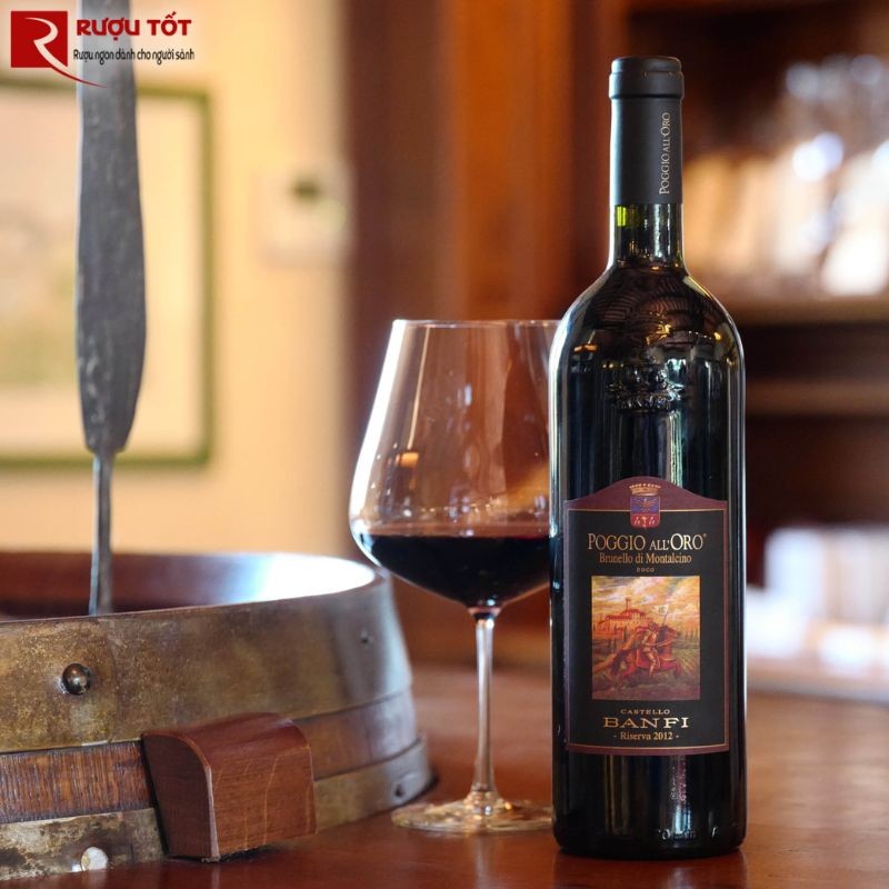 Rượu vang Ý Poggio All Oro Brunello di Montalcino