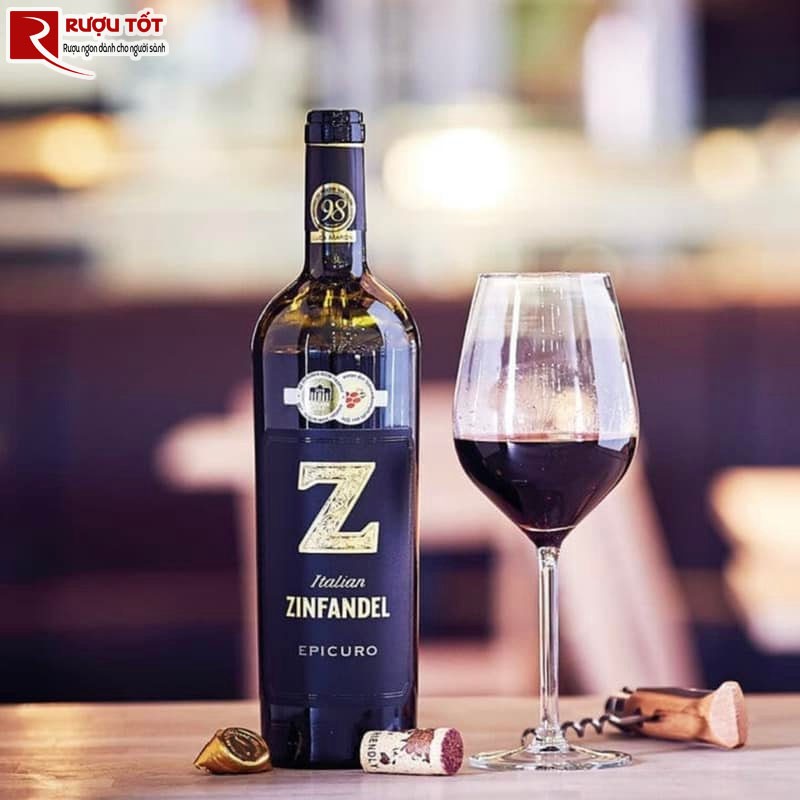 Rượu vang Zinfandel Z Italian Epicuro