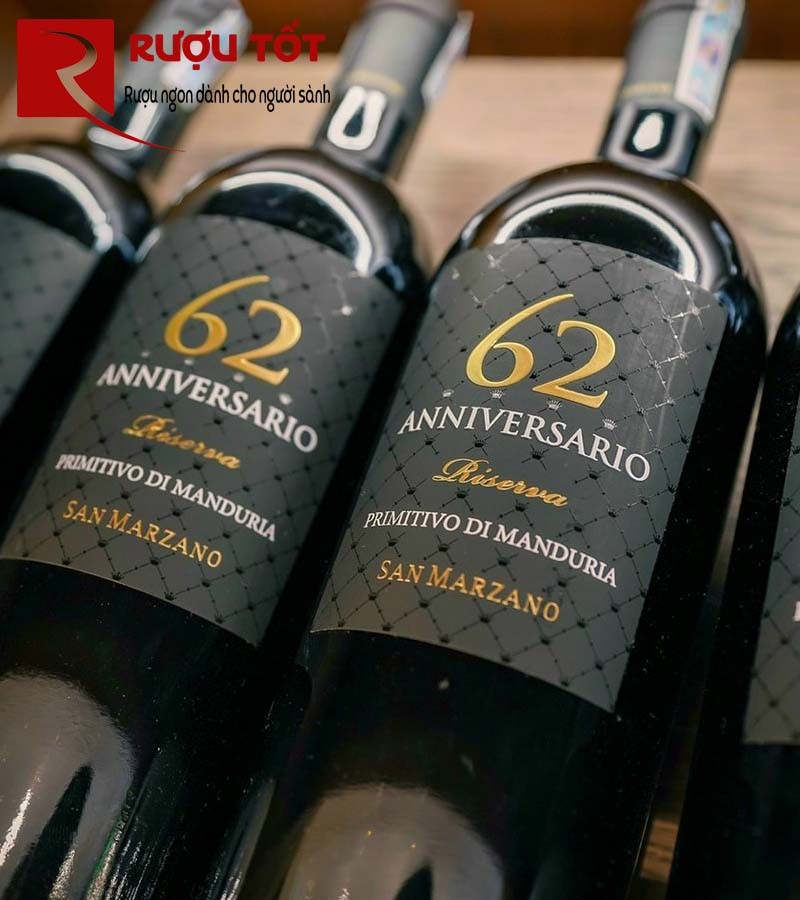 Ruou Y 62 Anniversario Primitivo