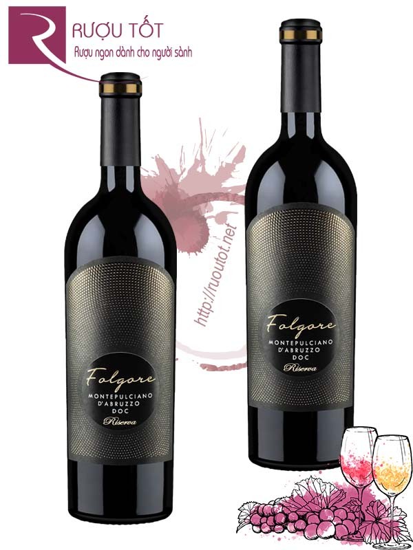 Rượu Vang Folgore Montepulciano D'abruzzo Riserva