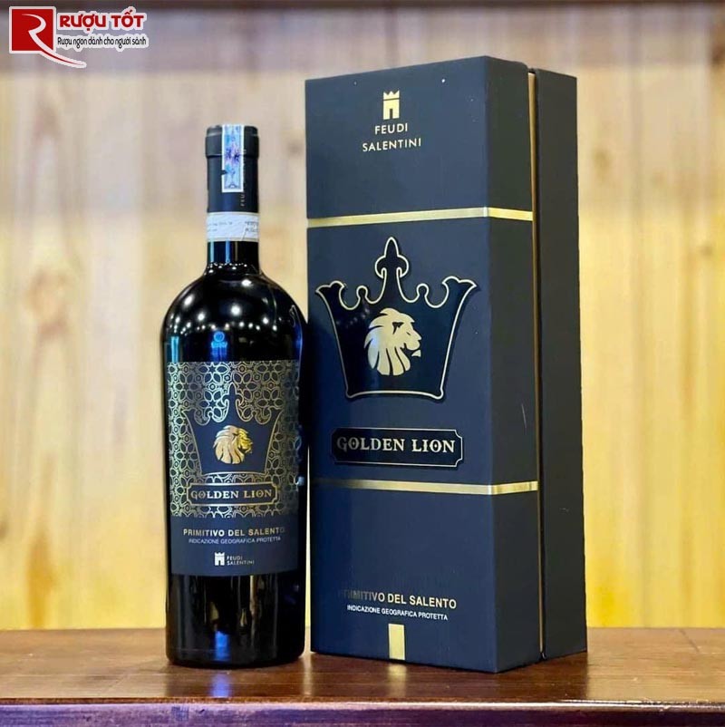 Vang đỏ Primitivo del Salento Golden Lion