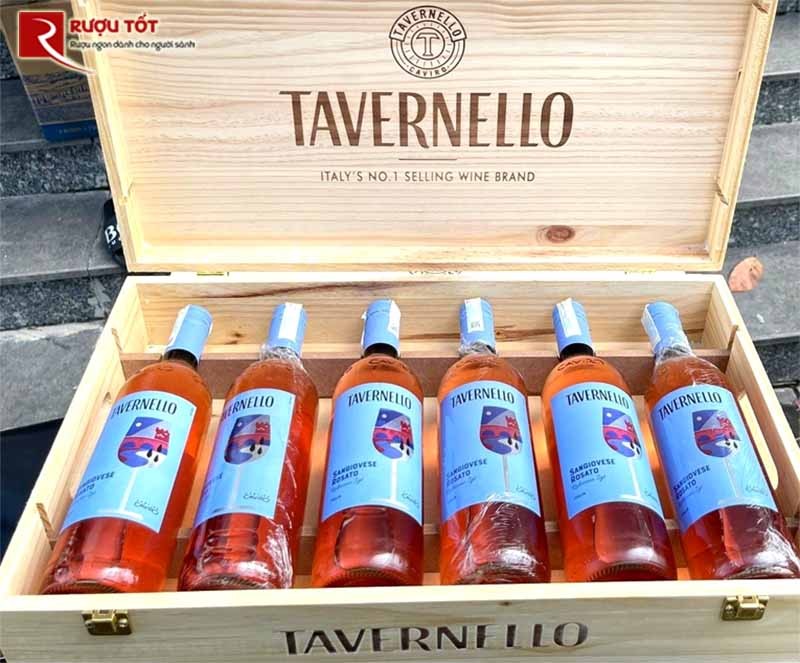 Vang hồng Tavernello Sangiovese