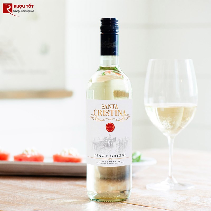 Vang trắng Santa Cristina Pinot Grigio