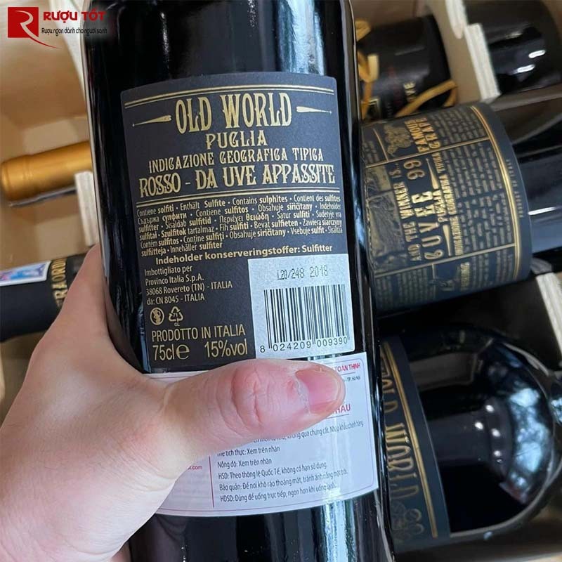 Vang Ý Old World Cuvee 99 Cao cấp