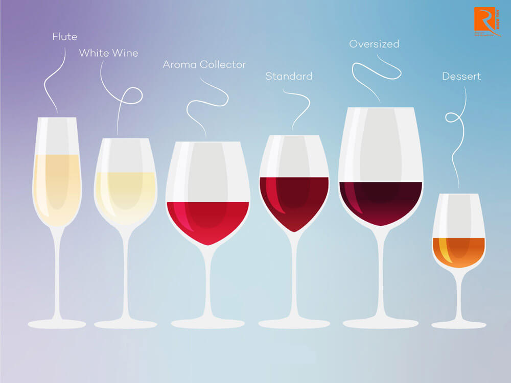 Rượu vang khi đựng trong đúng loại ly tiêu chuẩn sẽ đem đến dư vị tỏa hương hơn. Ly rượu vang sẽ giúp bạn cải thiện hương vị đáng kể. 