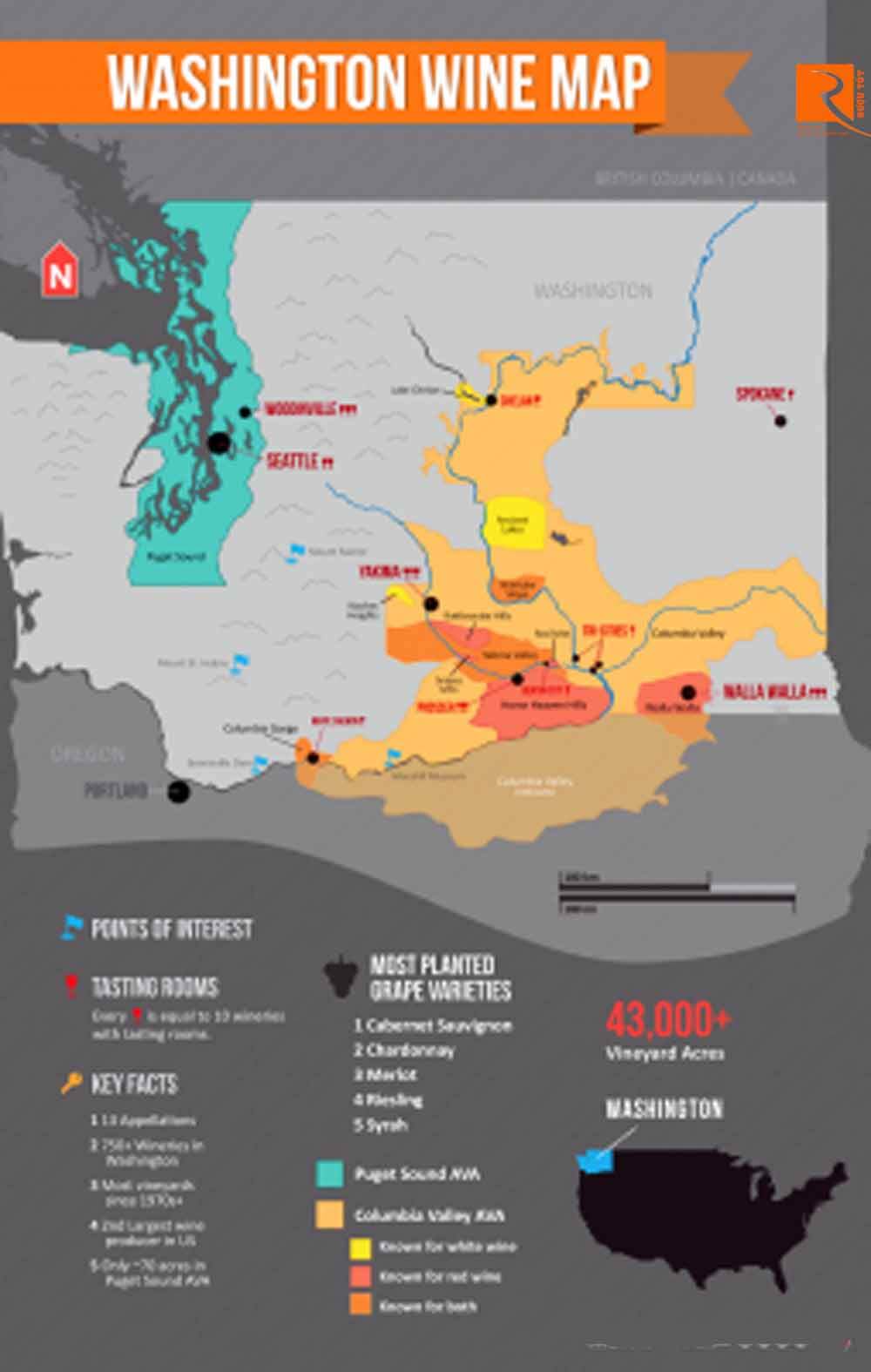 Washington có thể là một khu vực nhỏ cho Gewurztramine