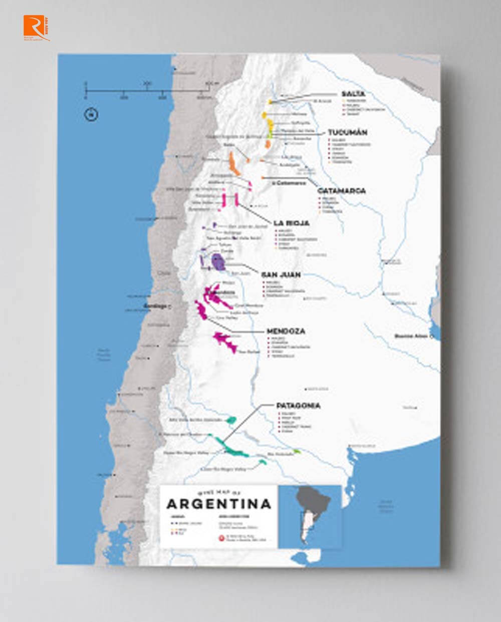Argentina gồm Patagonia tạo ra Pinot Noir đặc biệt