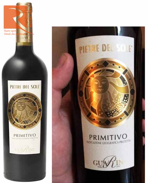 Rượu vang Ý Pietre del Sole Primitivo