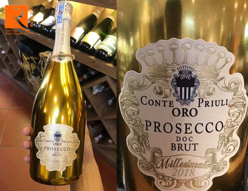 Rượu vang nổ Prosecco Conte Priuli Oro Brut