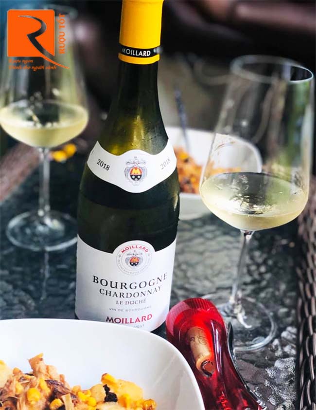 Rượu vang Bourgogne Chardonnay Moillard 750ml