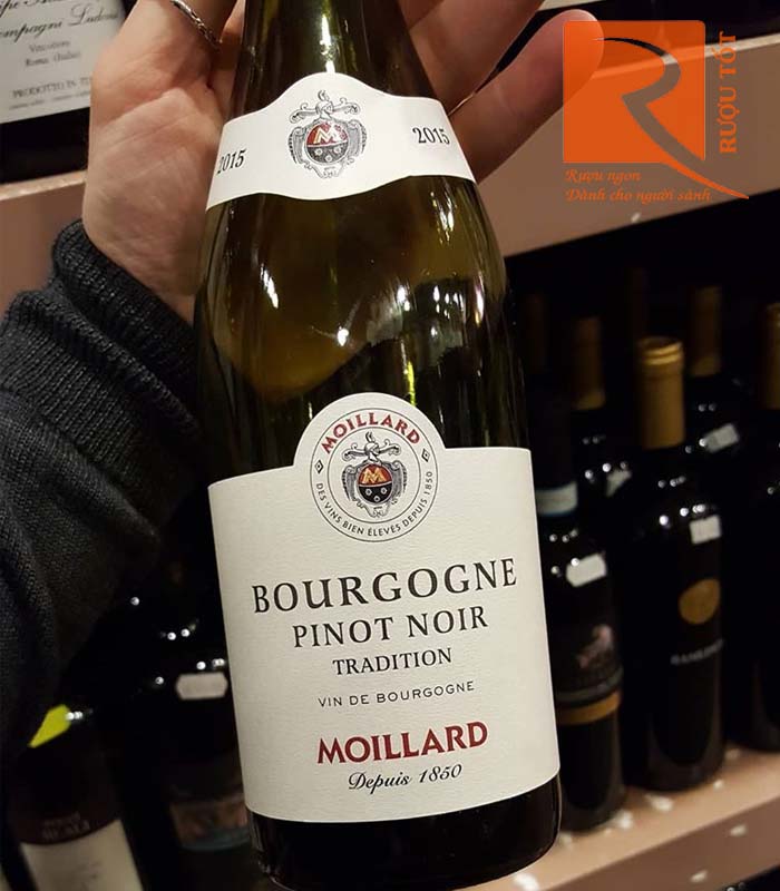 Vang đỏ Pháp Bourgogne Pinot Noir Moillard