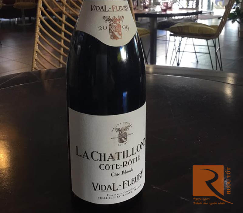 Rượu vang La Vidal Fleury Chatillonne Cote Rotie