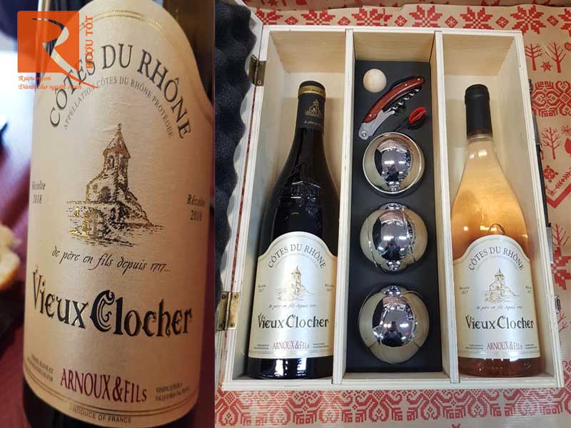 Rượu vang đỏ Vieux Clocher Cotes du Rhone