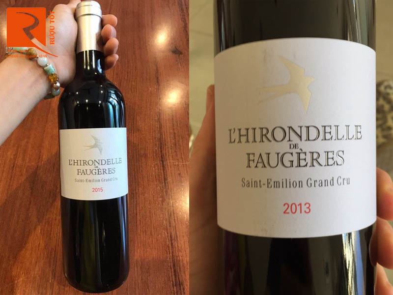 Rượu vang Lhirondelle de Faugeres Saint-Emilion Gran Cru