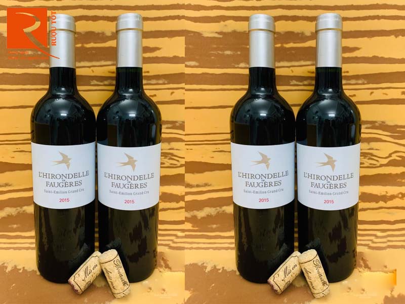 Rượu vang đỏ Lhirondelle de Faugeres Saint-Emilion Gran Cru