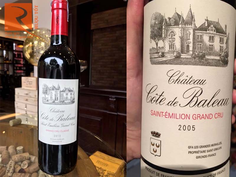 Rượu vang Chateau Cote de Baleau Grand Cru Classe
