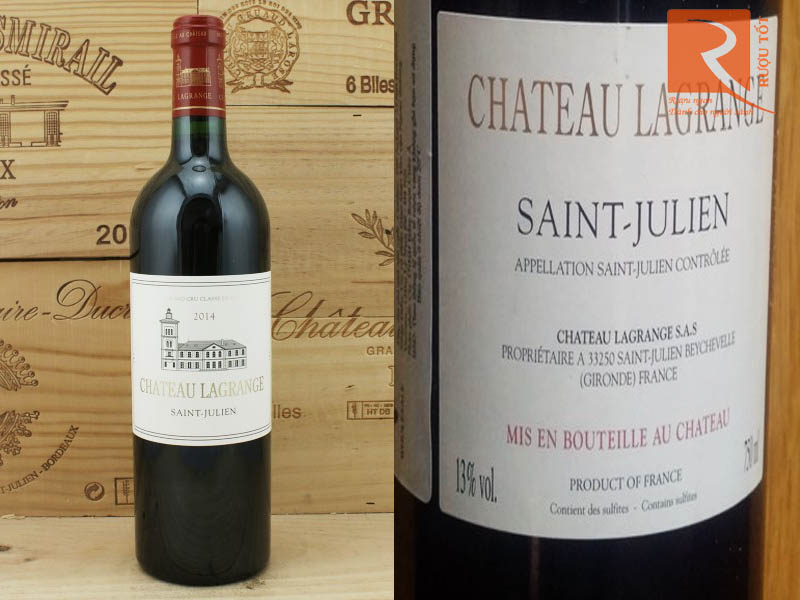 Rượu vang Pháp Saint Julien Chateau Lagrange