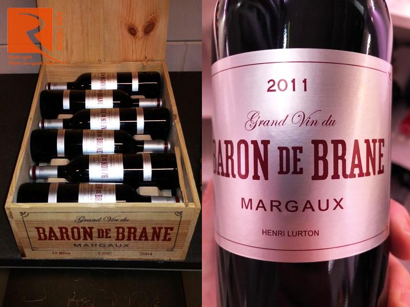 Rượu vang Baron de Brane Margaux