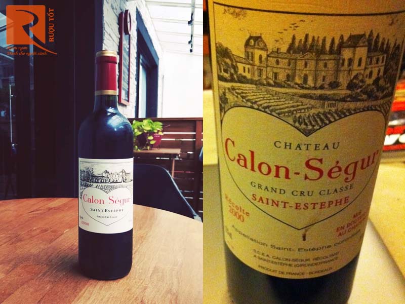 Rượu vang Chateau Calon Segur Grand Cru Classe Saint Estephe