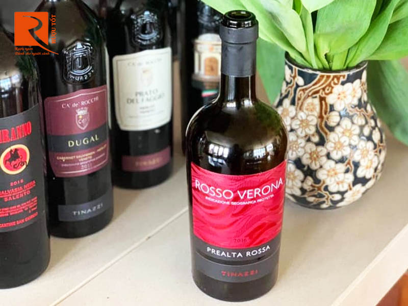 Rượu vang Ý Rosso Verona Prealta Rossa Tinazzi IGP