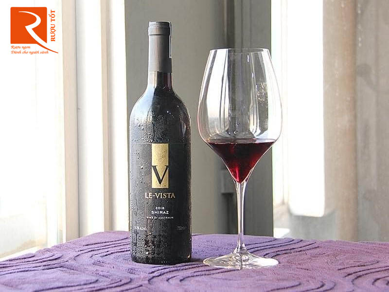 Rượu vang V Le Vista Shiraz - Vang chữ V