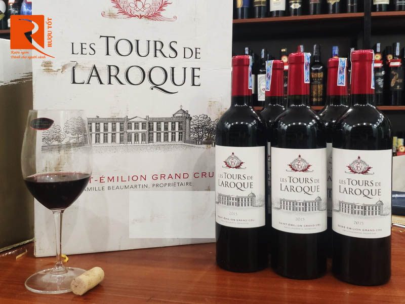Rượu vang Pháp Les Tours De Laroque Saint Emilion Grand Cru