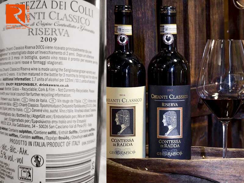 Rượu vang Ý Contessa di Radda Chianti Classico Riserva DOCG