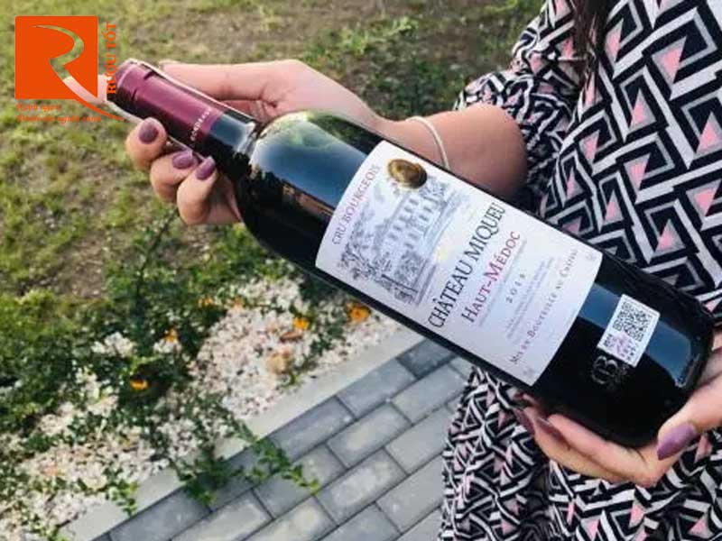 Rượu Vang Pháp Chateau Miqueu Haut Medoc Cru Bourgeois