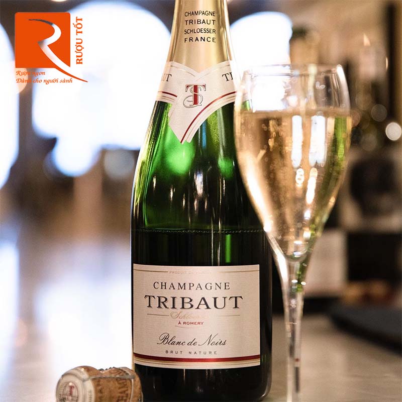 Rượu Champagne Tribaut Schloesser Blanc de Noirs Brut Nature