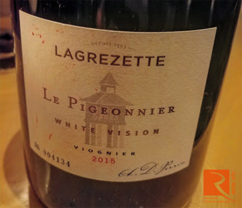 Rượu Vang Chateau Lagrezette Pigeonnier White Vision 14,5%