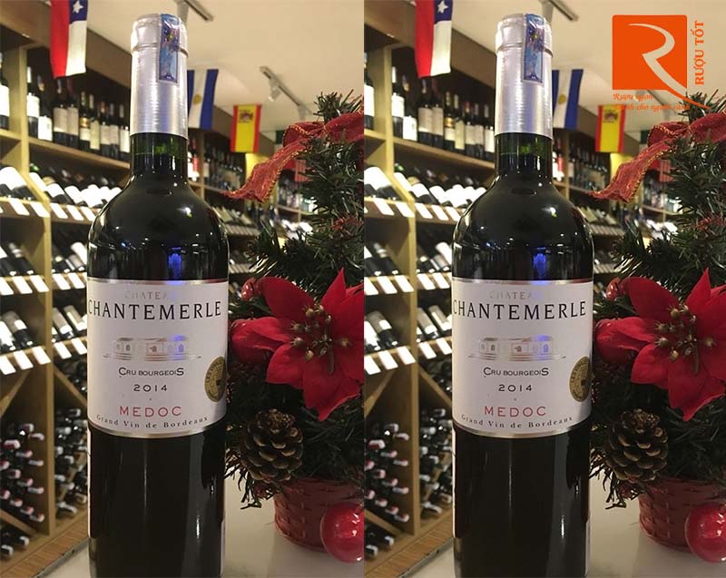 Rượu Vang Chateau Chantemerle Cru Bourgeois 14%