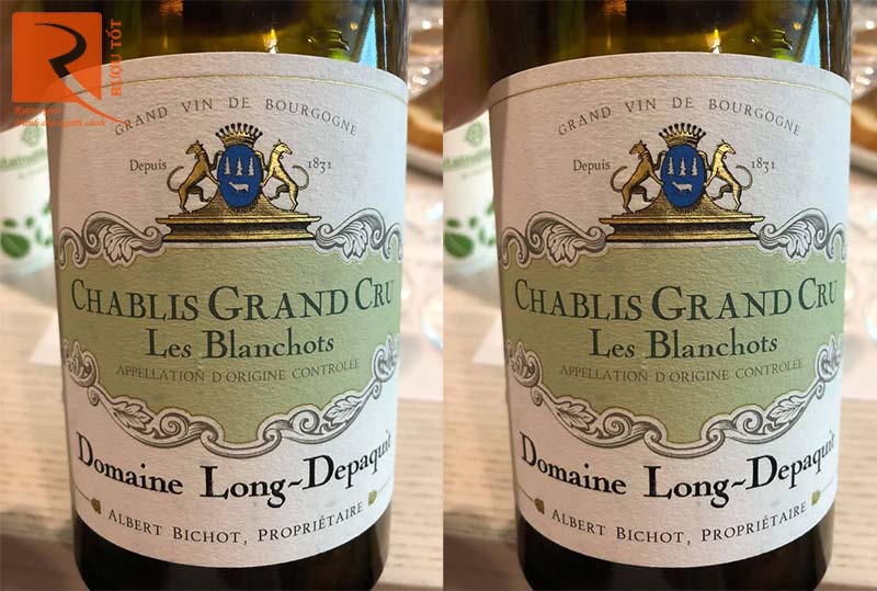 Rượu Vang Chablis Grand Cru Les Blanchots Domaine Long-Depaquit Albert Bichot