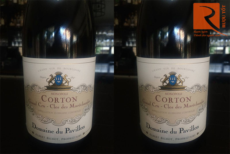 Rượu Vang Corton Grand Cru Clos des Marechaudes Monopole Domaine du Pavillon