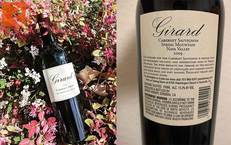 Rượu Vang Mỹ Girard Cabernet Sauvignon